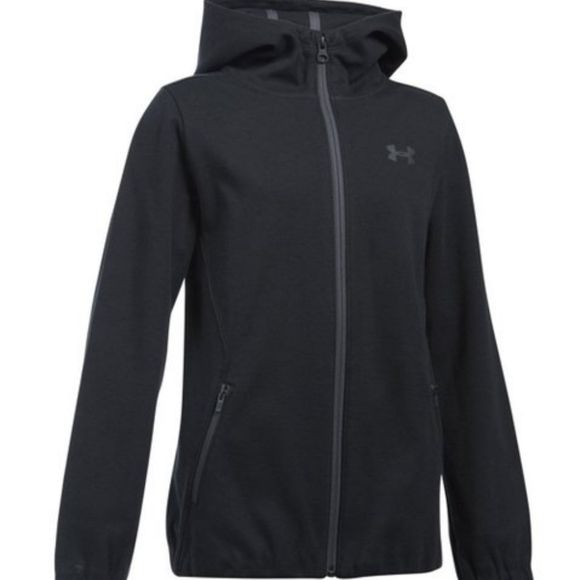 UNDER ARMOUR  lightweight hooded girls storm jacket xs - Picture 1 of 10